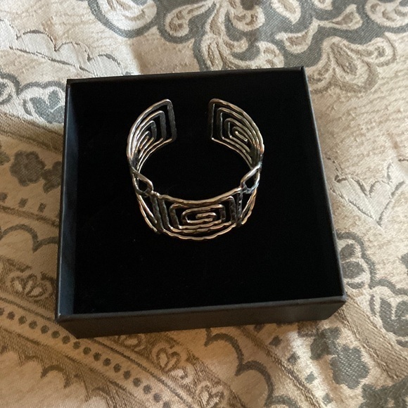 Silver Plated Cuff Bracelet - Picture 1 of 3